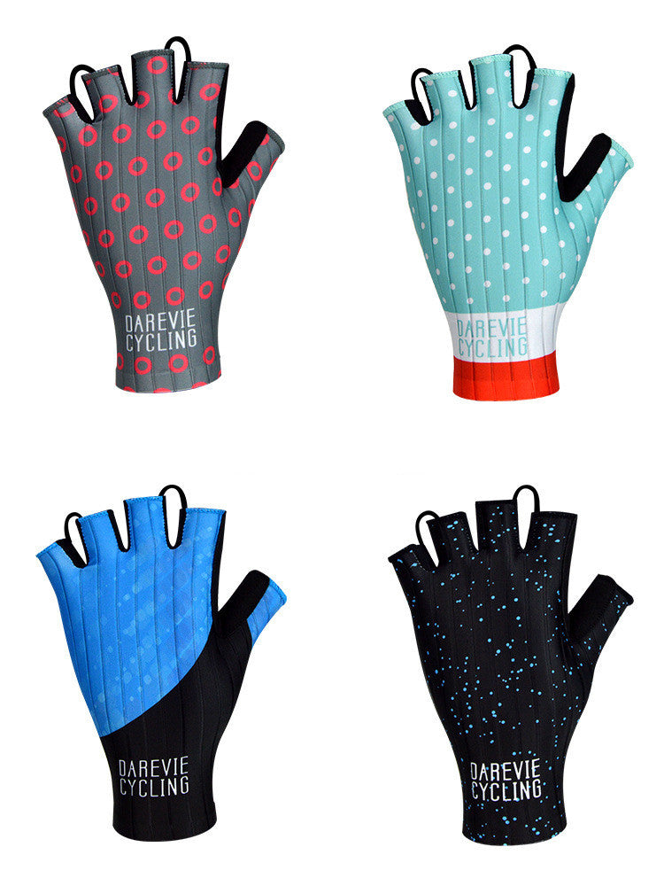 Mountain bike half finger gloves