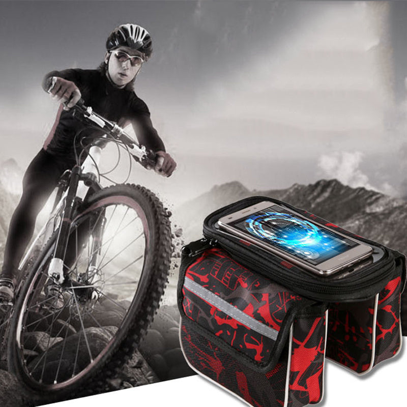 Mountain bike mobile phone bag