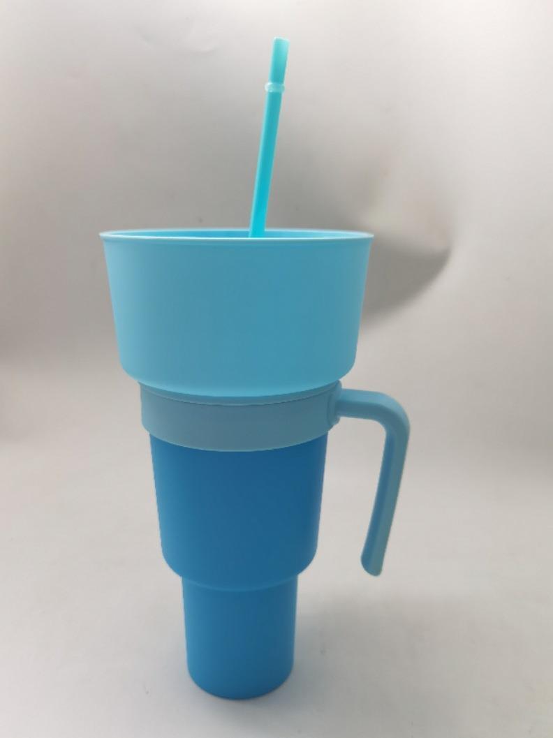 Snack With Handle Straw Cup Kitchen Gadgets