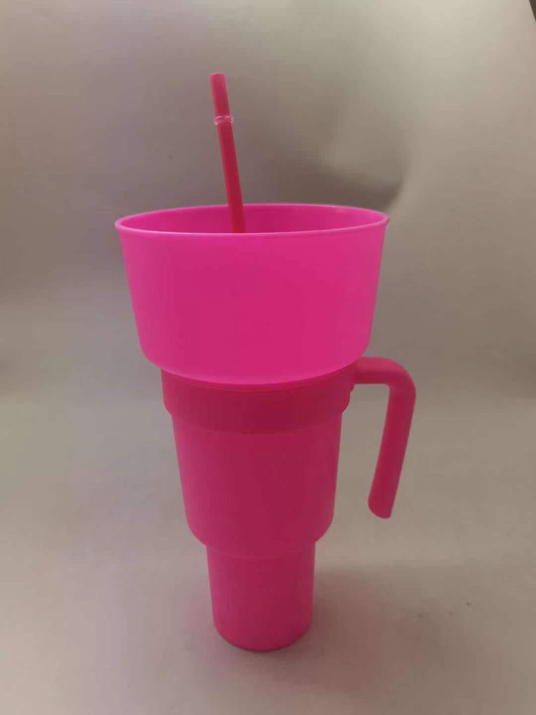 Snack With Handle Straw Cup Kitchen Gadgets